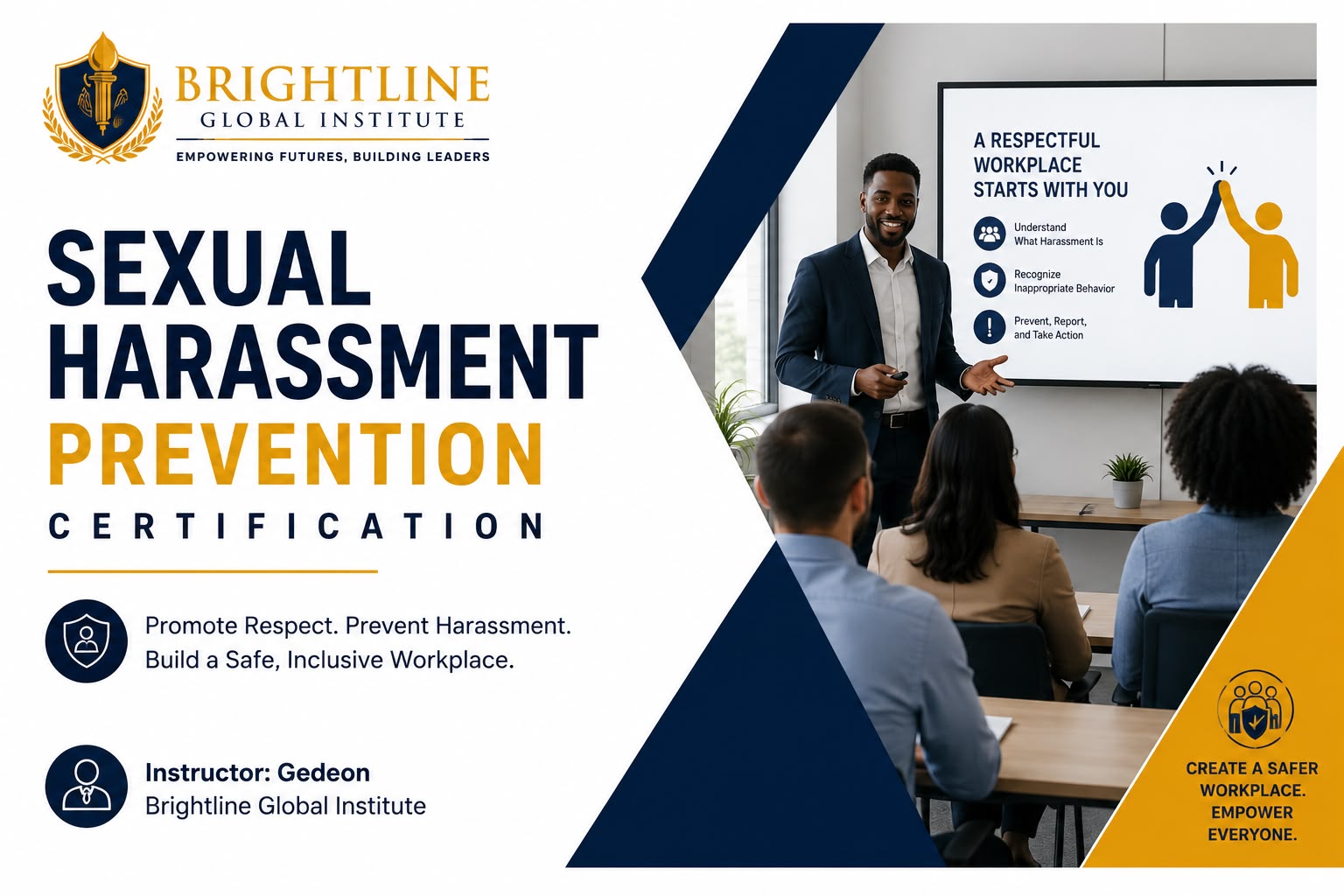 Workplace Harassment Prevention Training